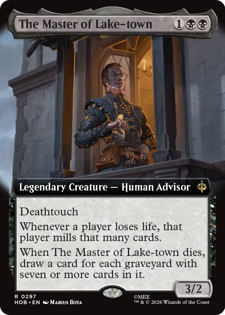 The Master of Lake-town (Extended Art) [The Hobbit] | Red Claw Gaming