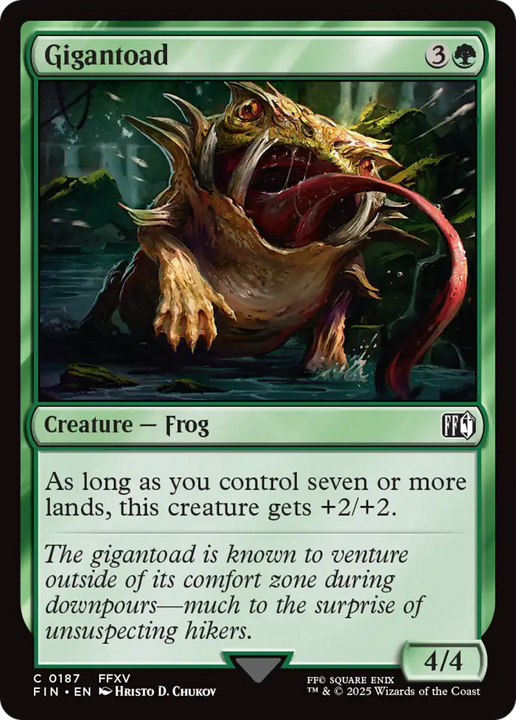 Gigantoad [FINAL FANTASY] MTG Single Magic: The Gathering | Red Claw Gaming