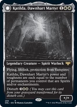 Katilda, Dawnhart Martyr // Katilda's Rising Dawn [Innistrad: Double Feature] MTG Single Magic: The Gathering | Red Claw Gaming