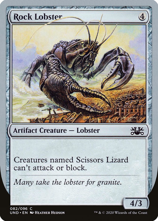 Rock Lobster [Unsanctioned] MTG Single Magic: The Gathering | Red Claw Gaming