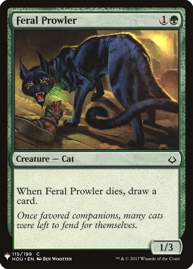 Feral Prowler [Mystery Booster] MTG Single Magic: The Gathering | Red Claw Gaming