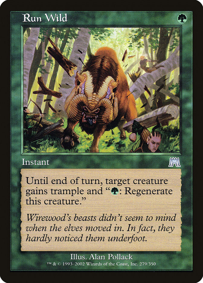Run Wild [Onslaught] MTG Single Magic: The Gathering | Red Claw Gaming