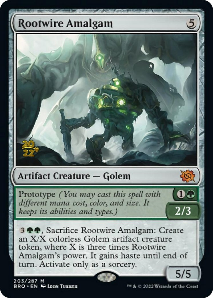 Rootwire Amalgam [The Brothers' War Prerelease Promos] MTG Single Magic: The Gathering | Red Claw Gaming