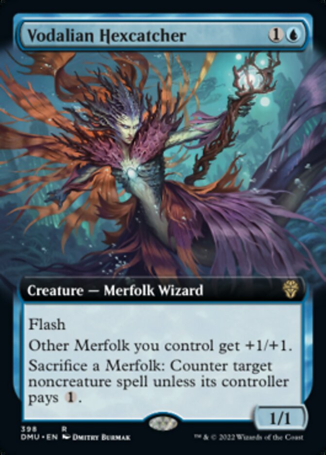 Vodalian Hexcatcher (Extended Art) [Dominaria United] MTG Single Magic: The Gathering | Red Claw Gaming