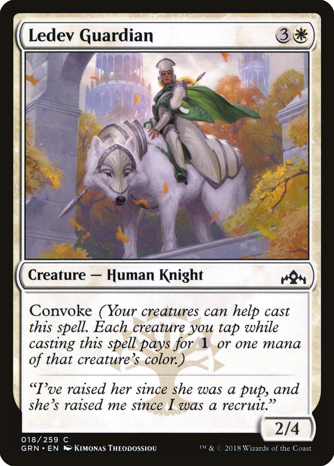 Ledev Guardian [Guilds of Ravnica] MTG Single Magic: The Gathering | Red Claw Gaming