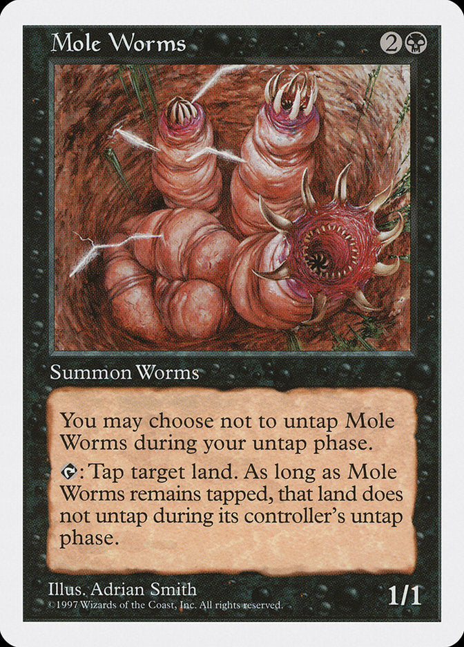 Mole Worms [Fifth Edition] MTG Single Magic: The Gathering | Red Claw Gaming
