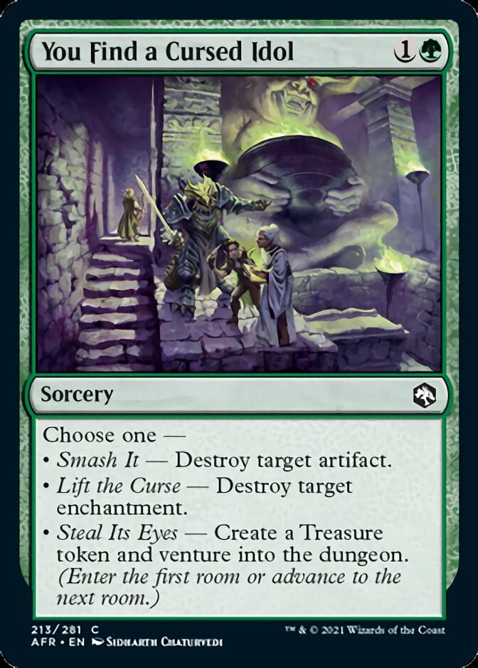 You Find a Cursed Idol [Dungeons & Dragons: Adventures in the Forgotten Realms] MTG Single Magic: The Gathering | Red Claw Gaming