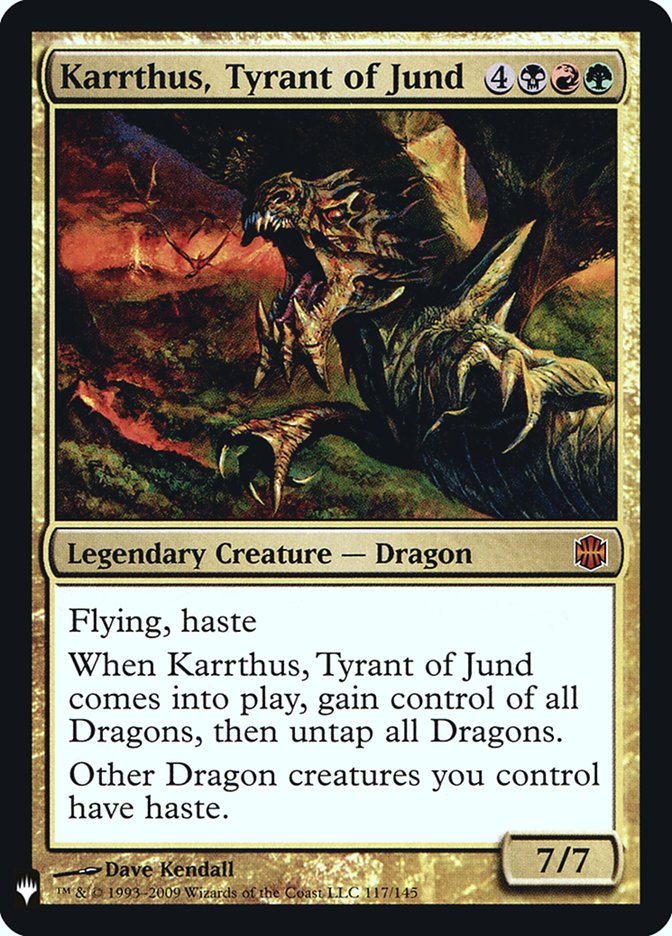 Karrthus, Tyrant of Jund [Mystery Booster] MTG Single Magic: The Gathering | Red Claw Gaming