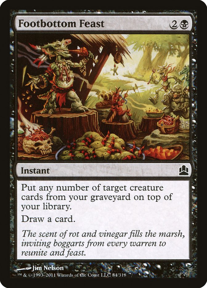 Footbottom Feast [Commander 2011] MTG Single Magic: The Gathering | Red Claw Gaming