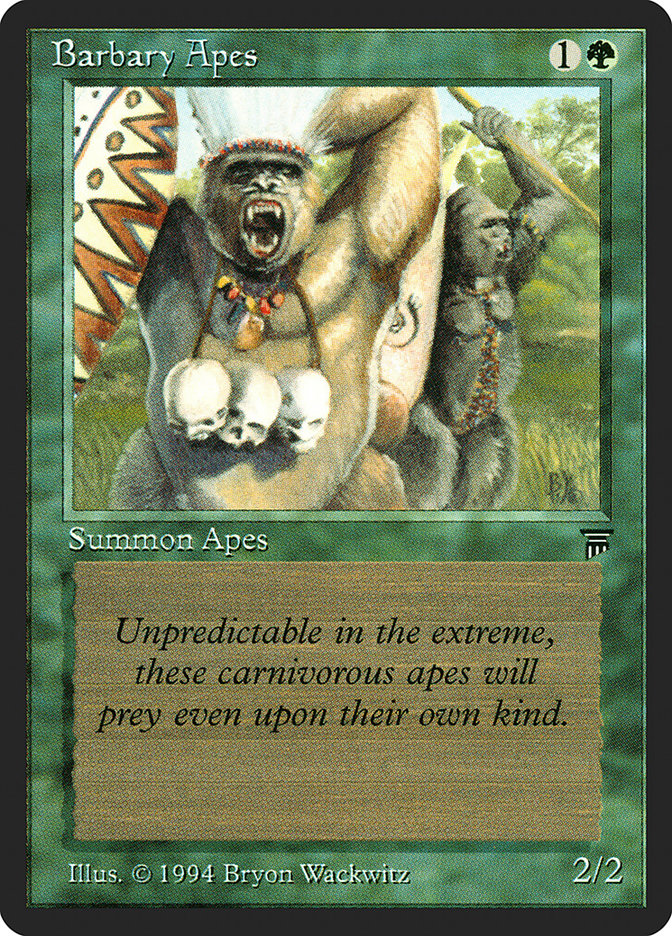 Barbary Apes [Legends] MTG Single Magic: The Gathering | Red Claw Gaming