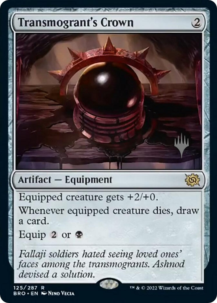 Transmogrant's Crown (Promo Pack) [The Brothers' War Promos] MTG Single Magic: The Gathering | Red Claw Gaming