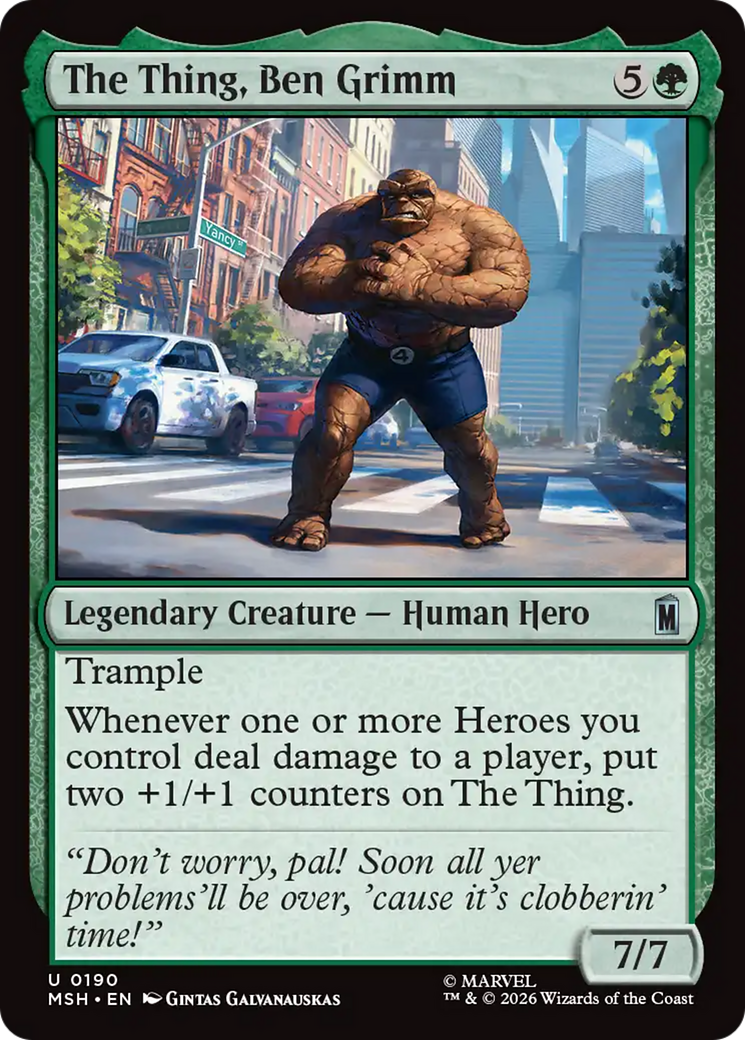 The Thing, Ben Grimm [Marvel Super Heroes] MTG Single Magic: The Gathering | Red Claw Gaming