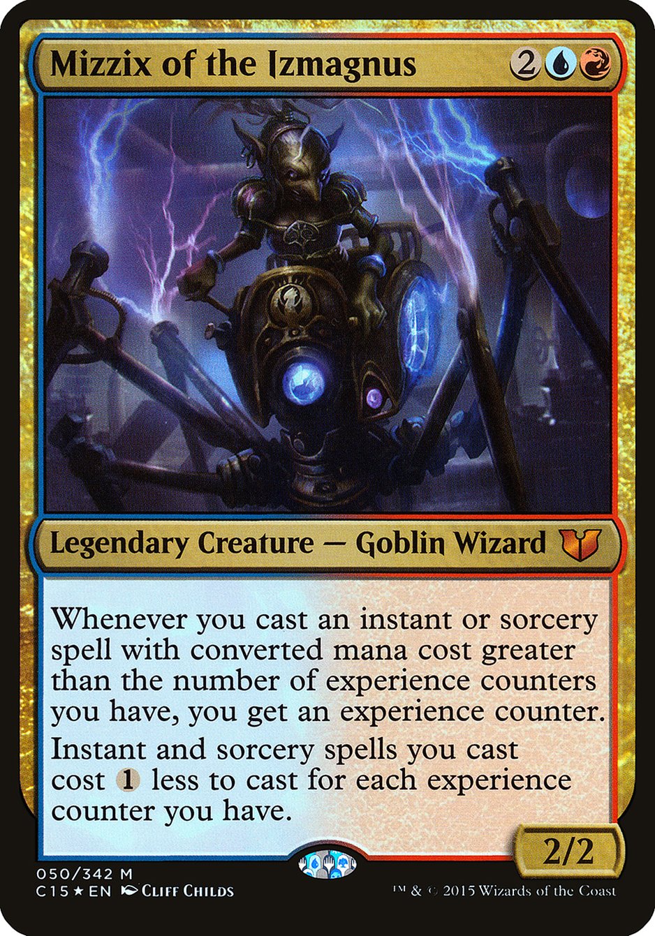 Mizzix of the Izmagnus (Oversized) [Commander 2015 Oversized] MTG Single Magic: The Gathering | Red Claw Gaming