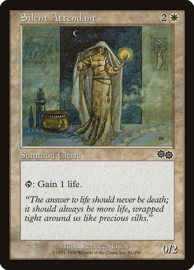 Silent Attendant [Urza's Saga] MTG Single Magic: The Gathering | Red Claw Gaming