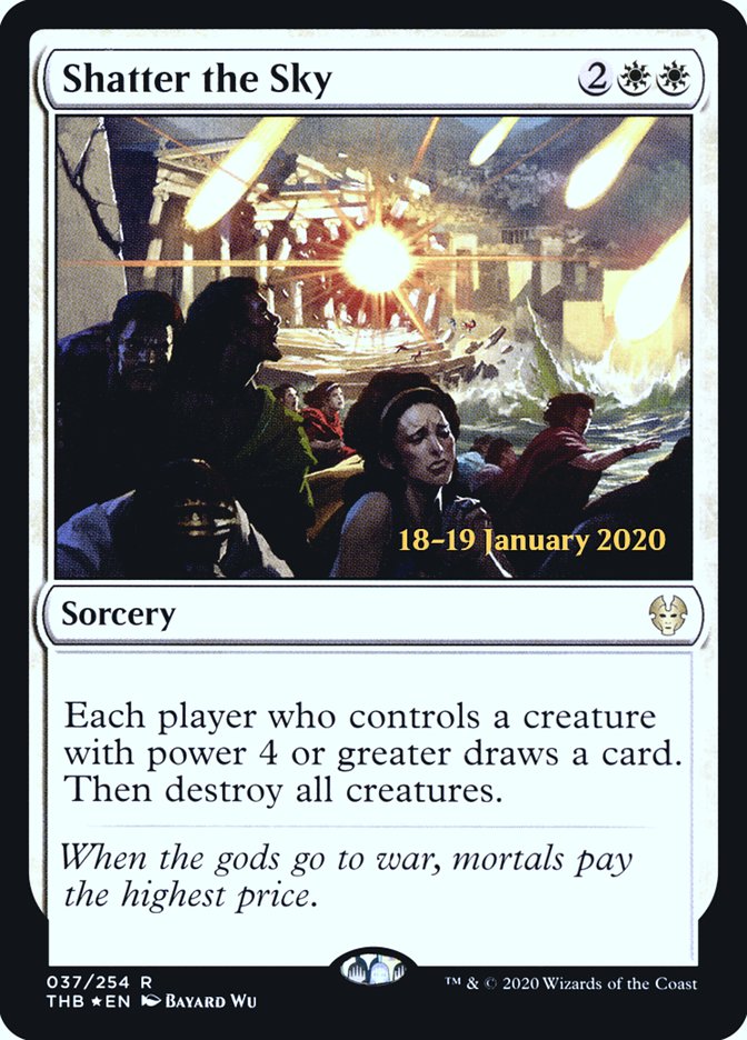 Shatter the Sky [Theros Beyond Death Prerelease Promos] MTG Single Magic: The Gathering | Red Claw Gaming