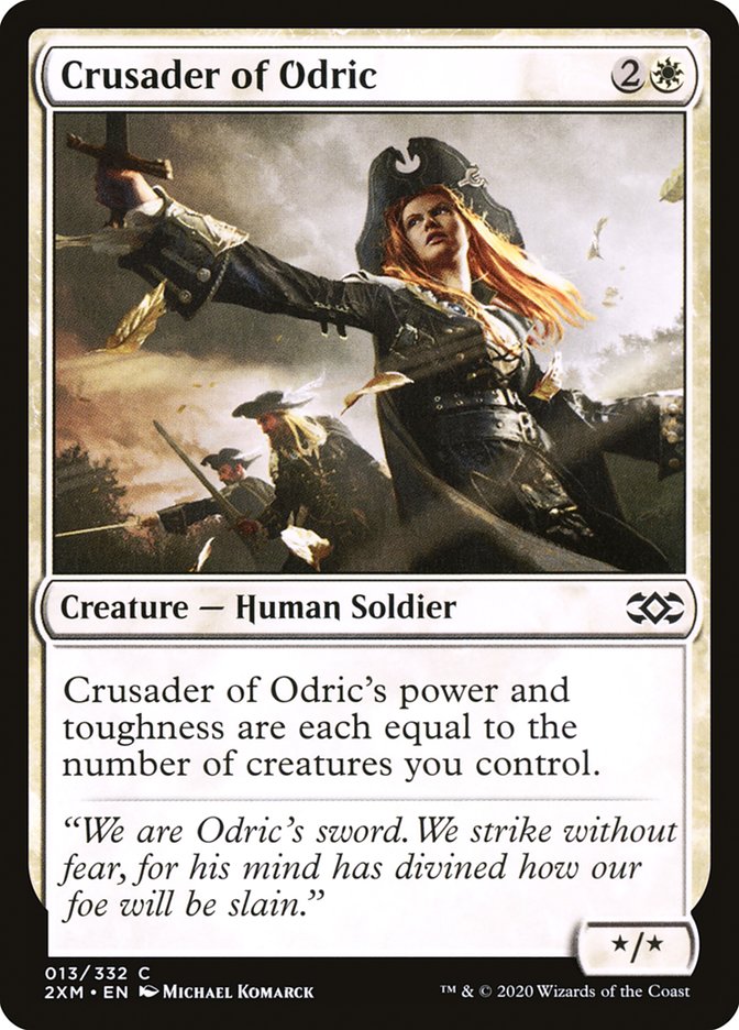 Crusader of Odric [Double Masters] MTG Single Magic: The Gathering | Red Claw Gaming