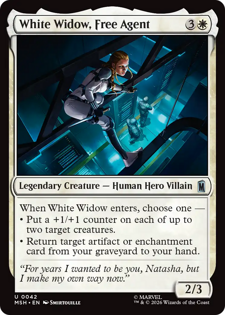 White Widow, Free Agent [Marvel Super Heroes] | Red Claw Gaming