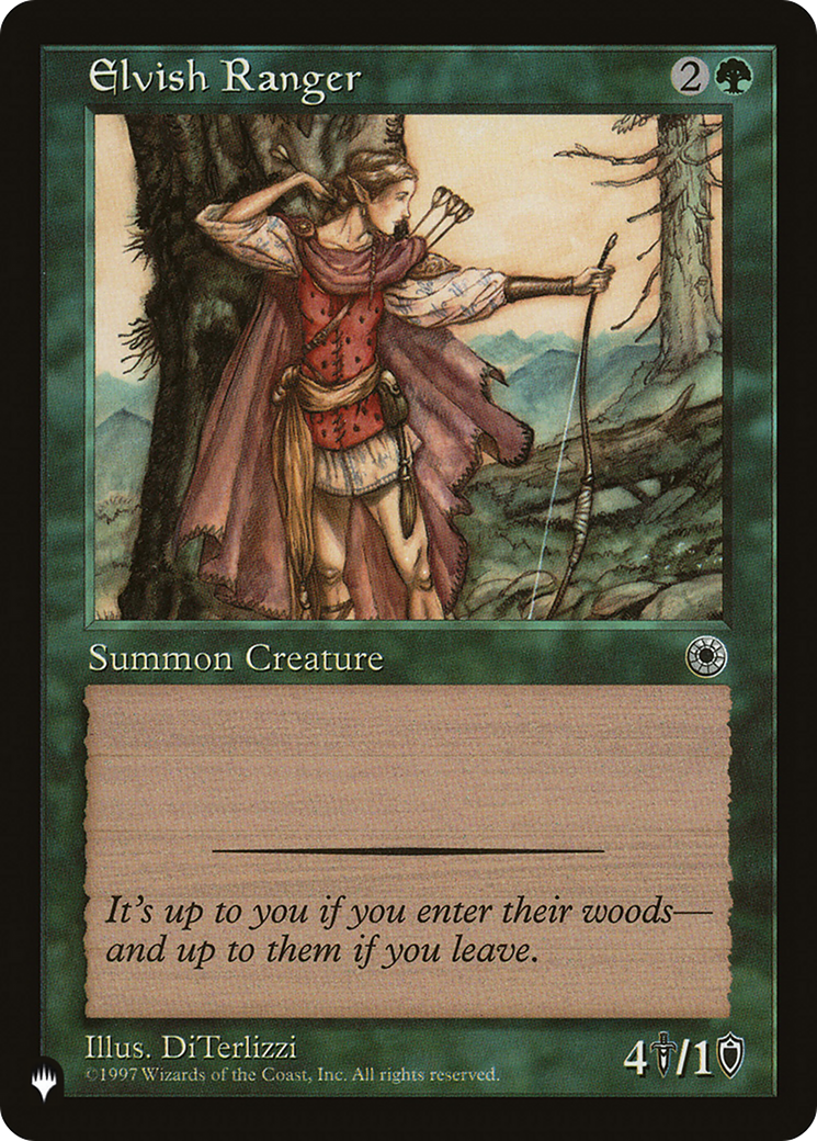 Elvish Ranger [The List] MTG Single Magic: The Gathering | Red Claw Gaming