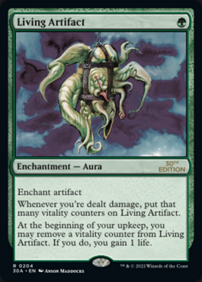 Living Artifact [30th Anniversary Edition] MTG Single Magic: The Gathering | Red Claw Gaming