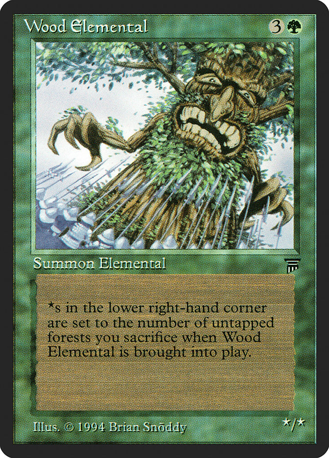 Wood Elemental [Legends] MTG Single Magic: The Gathering | Red Claw Gaming