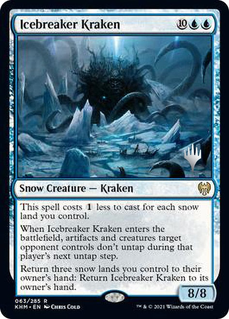 Icebreaker Kraken (Promo Pack) [Kaldheim Promos] MTG Single Magic: The Gathering | Red Claw Gaming