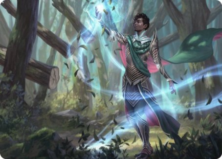 Dragonsguard Elite Art Card (15/81) [Strixhaven: School of Mages Art Series] MTG Single Magic: The Gathering | Red Claw Gaming