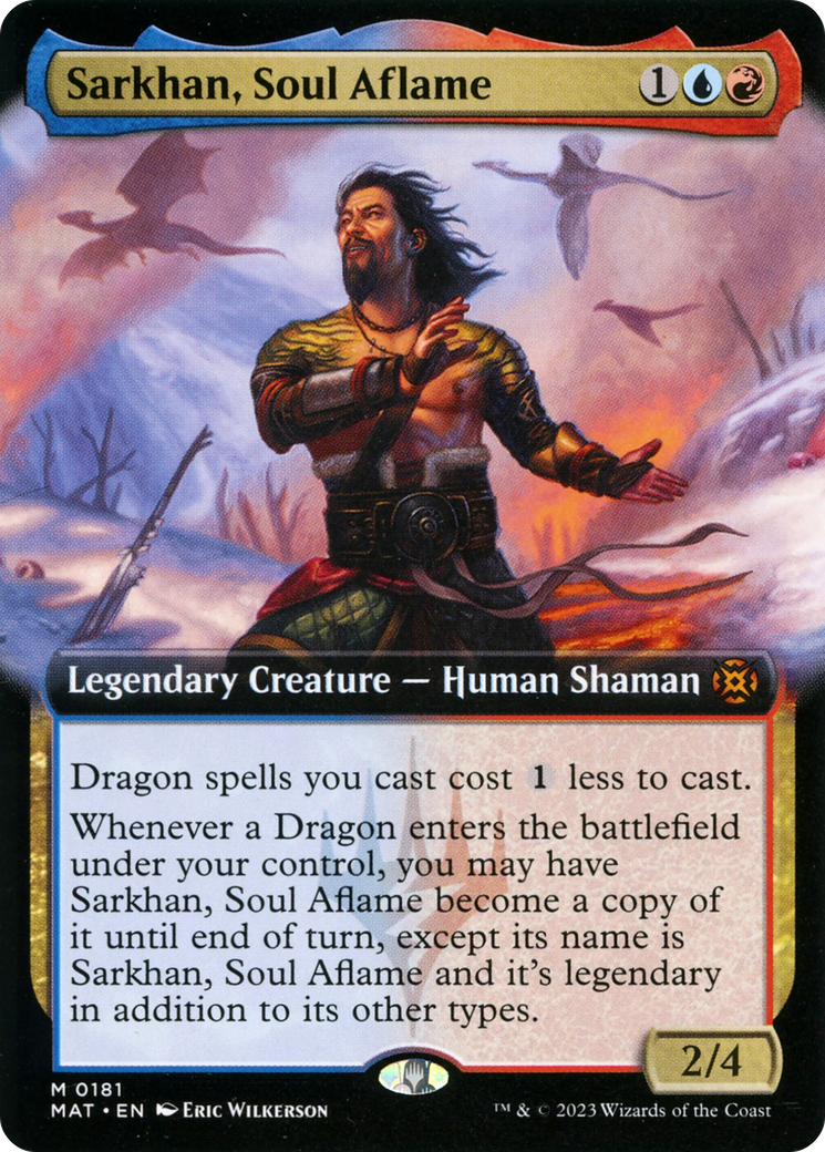 Sarkhan, Soul Aflame (Extended Art) [March of the Machine: The Aftermath] MTG Single Magic: The Gathering | Red Claw Gaming