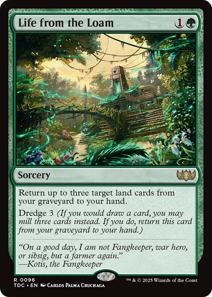 Life from the Loam [Tarkir: Dragonstorm Commander] MTG Single Magic: The Gathering | Red Claw Gaming