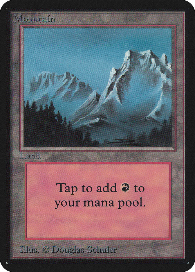 Mountain (293) [Alpha Edition] MTG Single Magic: The Gathering | Red Claw Gaming