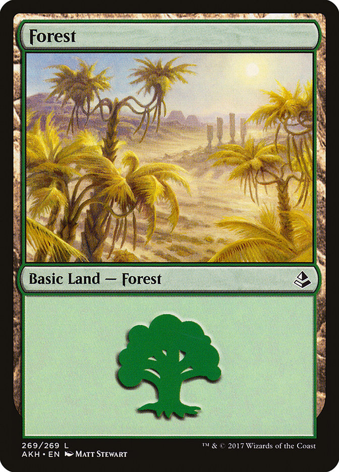 Forest (269) [Amonkhet] MTG Single Magic: The Gathering | Red Claw Gaming
