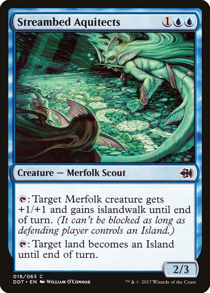 Streambed Aquitects [Duel Decks: Merfolk vs. Goblins] MTG Single Magic: The Gathering | Red Claw Gaming