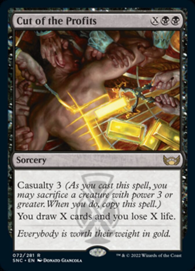 Cut of the Profits [Streets of New Capenna] MTG Single Magic: The Gathering | Red Claw Gaming