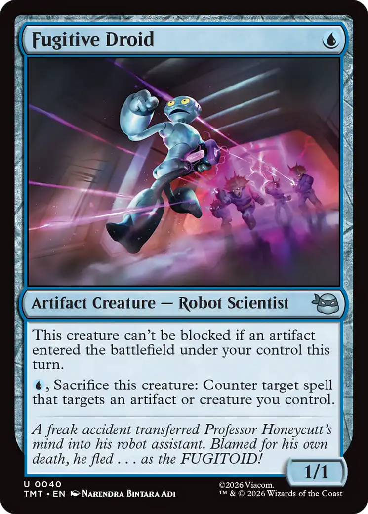 Fugitive Droid [Teenage Mutant Ninja Turtles] MTG Single Magic: The Gathering | Red Claw Gaming