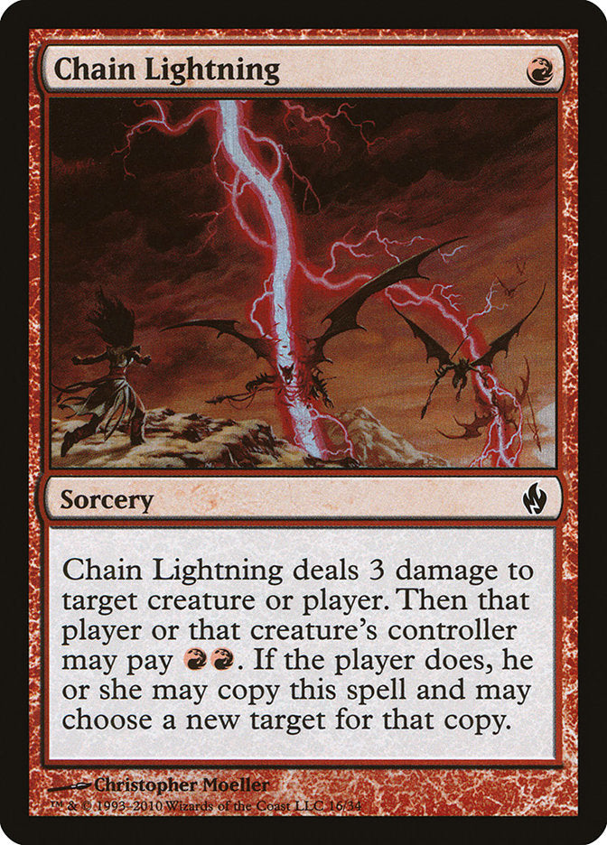 Chain Lightning [Premium Deck Series: Fire and Lightning] MTG Single Magic: The Gathering | Red Claw Gaming