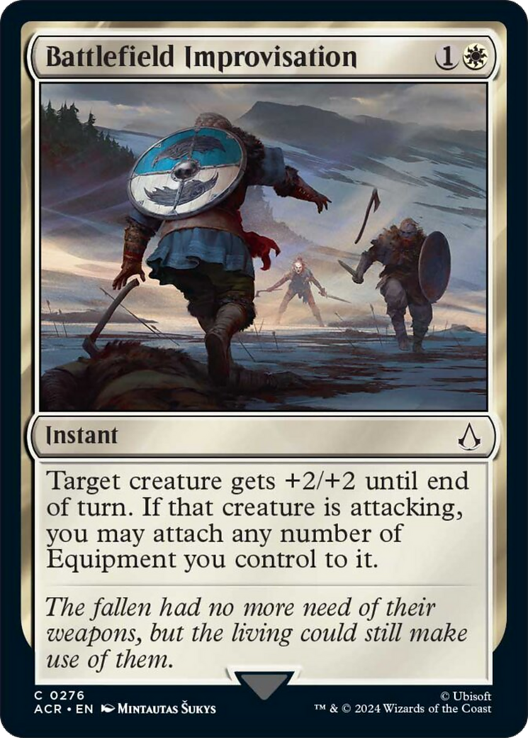 Battlefield Improvisation [Assassin's Creed] MTG Single Magic: The Gathering | Red Claw Gaming