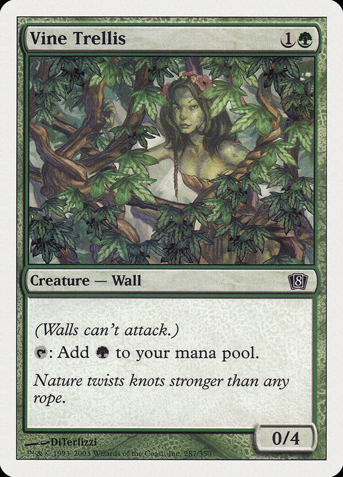 Vine Trellis [Eighth Edition] MTG Single Magic: The Gathering | Red Claw Gaming