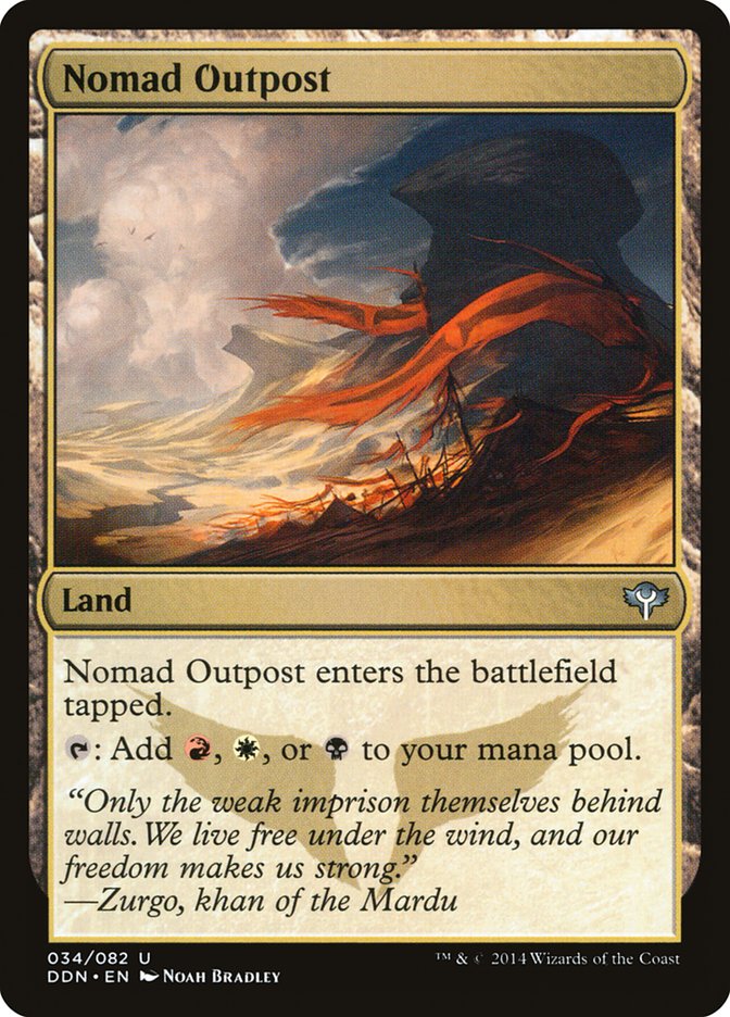 Nomad Outpost [Duel Decks: Speed vs. Cunning] MTG Single Magic: The Gathering | Red Claw Gaming