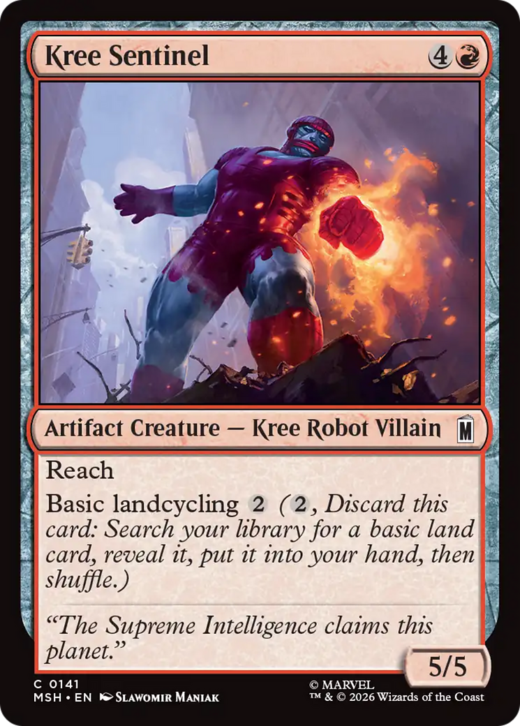 Kree Sentinel [Marvel Super Heroes] | Red Claw Gaming