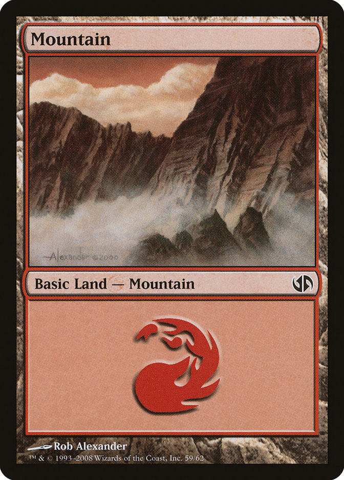 Mountain (59) [Duel Decks: Jace vs. Chandra] MTG Single Magic: The Gathering | Red Claw Gaming