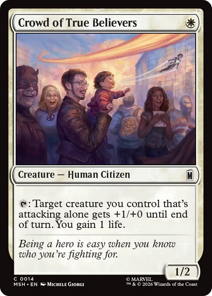 Crowd of True Believers [Marvel Super Heroes] | Red Claw Gaming