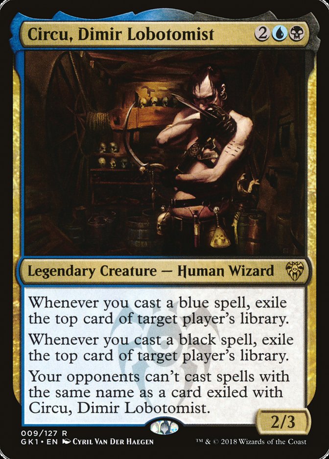 Circu, Dimir Lobotomist [Guilds of Ravnica Guild Kit] MTG Single Magic: The Gathering | Red Claw Gaming