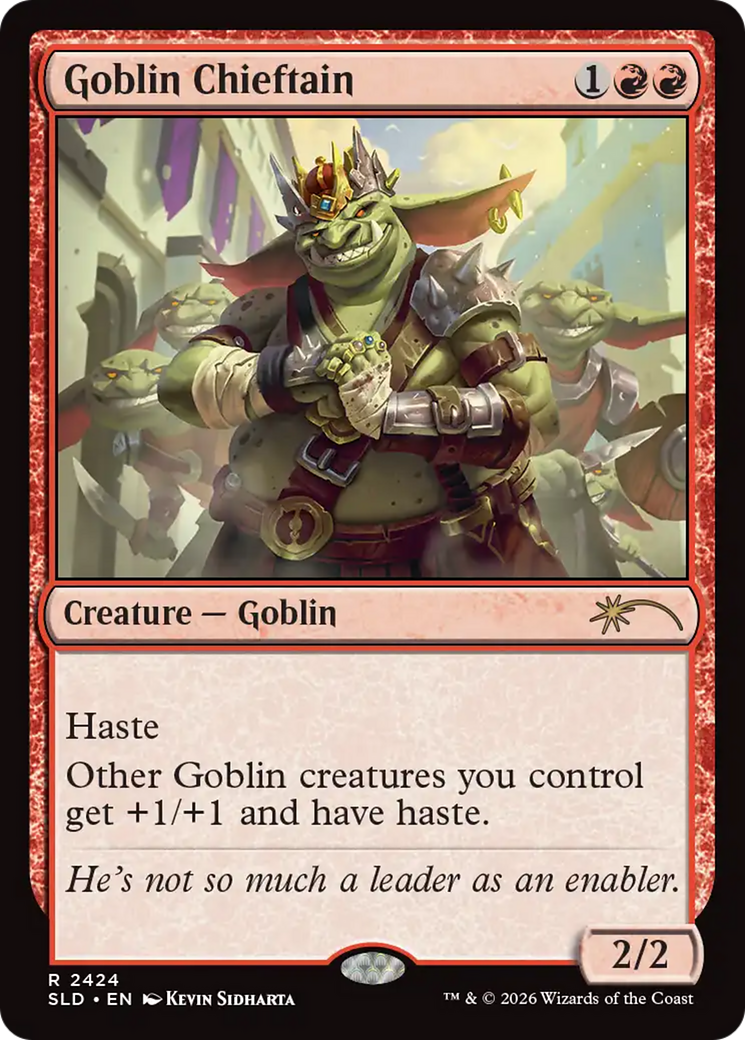 Goblin Chieftain (2424) [Secret Lair Drop Series] MTG Single Magic: The Gathering | Red Claw Gaming