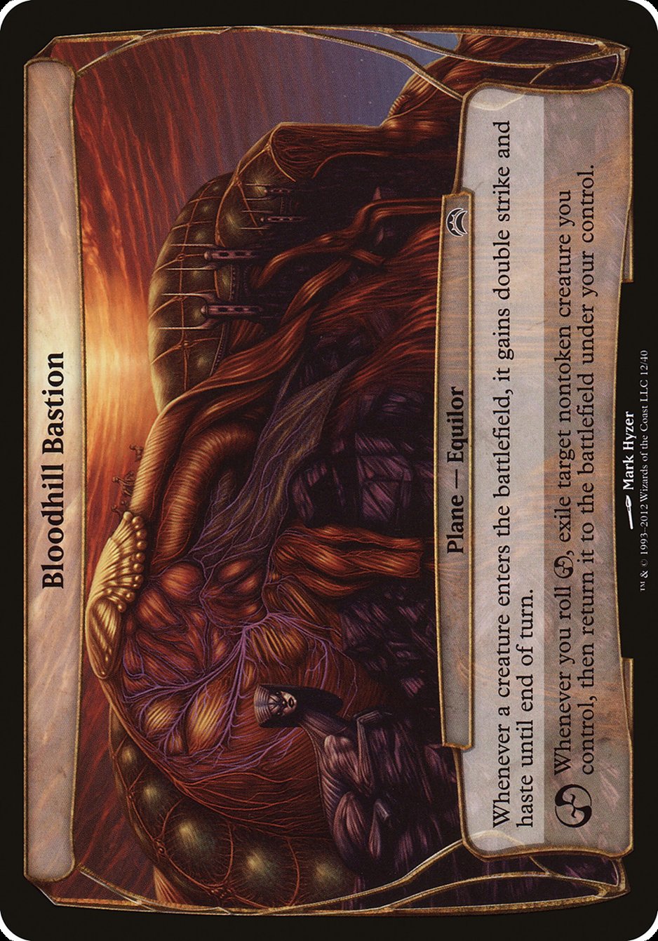 Bloodhill Bastion (Planes) [Planechase 2012 Planes] MTG Single Magic: The Gathering | Red Claw Gaming