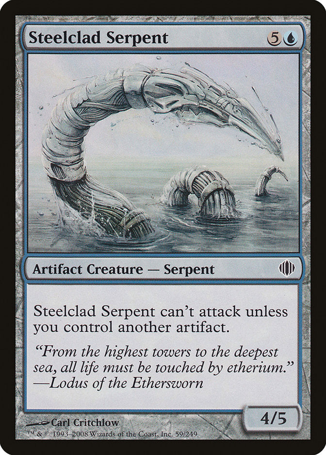 Steelclad Serpent [Shards of Alara] MTG Single Magic: The Gathering | Red Claw Gaming