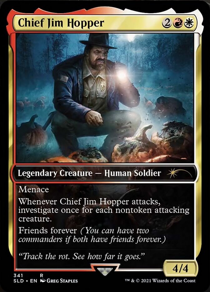 Chief Jim Hopper [Secret Lair Drop Series] MTG Single Magic: The Gathering | Red Claw Gaming
