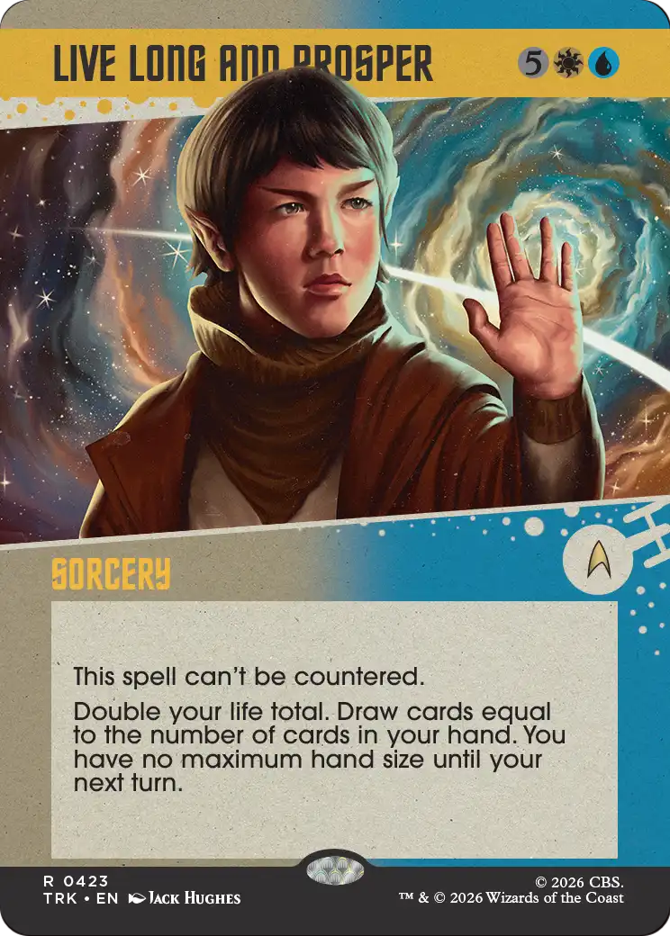 Live Long and Prosper (Showcase) [Star Trek] MTG Single Magic: The Gathering | Red Claw Gaming