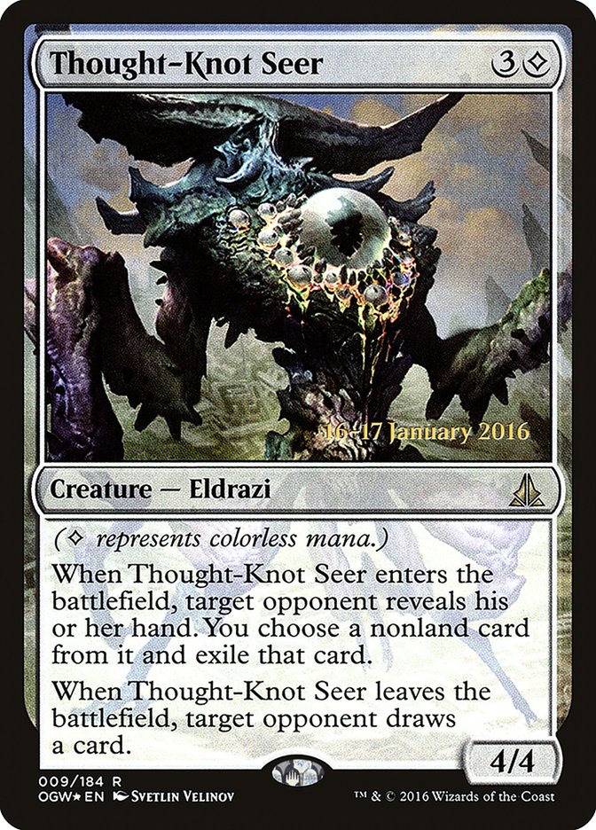 Thought-Knot Seer [Oath of the Gatewatch Prerelease Promos] MTG Single Magic: The Gathering | Red Claw Gaming