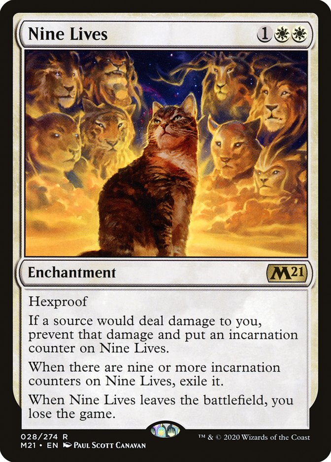Nine Lives [Core Set 2021] MTG Single Magic: The Gathering | Red Claw Gaming