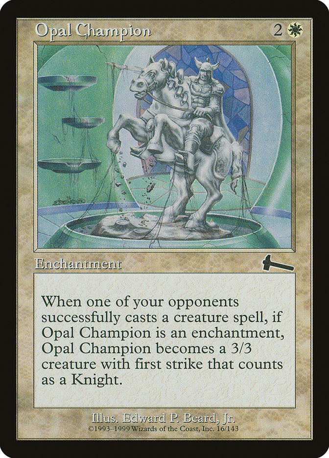 Opal Champion [Urza's Legacy] MTG Single Magic: The Gathering | Red Claw Gaming