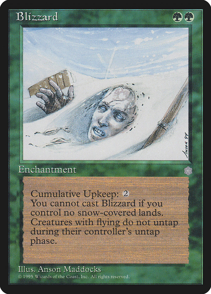 Blizzard [Ice Age] MTG Single Magic: The Gathering | Red Claw Gaming